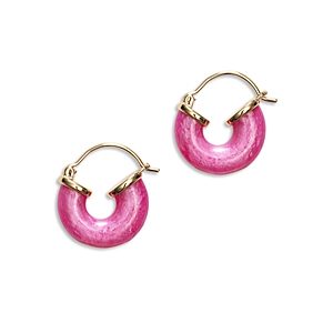 Anni Lu Swell Petite Hoop Earrings in 18K Gold Plated- 4926182