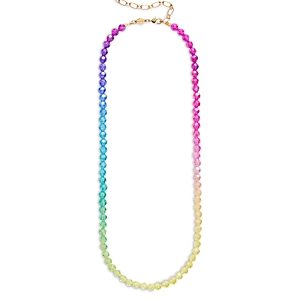 Anni Lu Seaside Shimmer Beaded Necklace in 18K Gold Plated, 17.7- 4926206