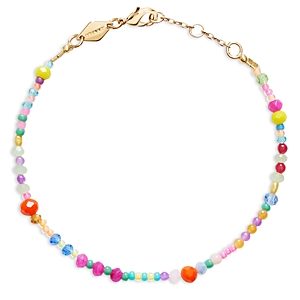 Anni Lu Breezy Beats Beaded Bracelet 18K Gold Plated- 4926195