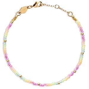 Anni Lu Neon Rainbow Beaded Bracelet in 18K Gold Plated- 4926196
