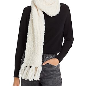 Echo Faux Fur Plush Scarf- 4823436