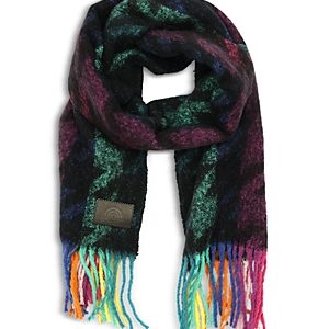 Kurt Geiger London Rainbow Houndstooth Yarn Dye Scarf- 4801866