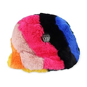 Kurt Geiger London Rainbow Faux Fur Bucket Hat- 4801858
