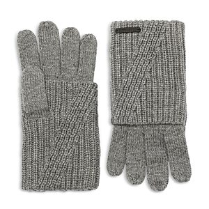 Allsaints Traveling Rib Foldover Gloves- 4801926