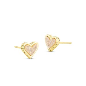 Kendra Scott Drusy Ari Heart Stud Earrings- 4888106