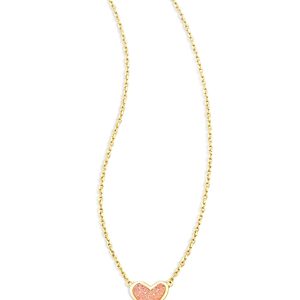 Kendra Scott Drusy Ari Heart Pendant Necklace, 19- 4888114