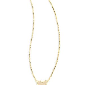 Kendra Scott Drusy Ari Heart Pendant Necklace, 19- 4888114