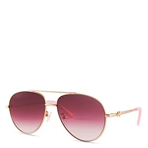 LoveShackFancy Lalita Aviator Sunglasses, 59mm- 4782659