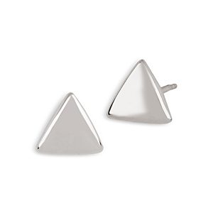 Bloomingdale's Flat Triangle Stud Earrings in Sterling Silver- 4938172