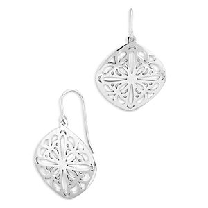 Bloomingdale's Lacy Filigree Drop Earrings in Sterling Silver- 4938161