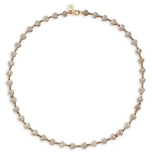 Crystal Haze Jewelry Habibti Pave Chain Necklace in 18K Gold Plated, 18- 4877794
