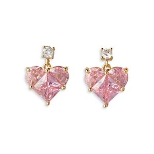 Crystal Haze Jewelry Baby Love Cubic Zirconia Earrings in 18K Gold Plated- 4877785