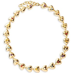 Crystal Haze Jewelry Forever in Love Heart Necklace in 18K Gold Plated, 18- 4877791