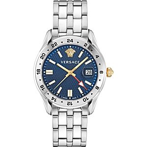 Versace Greca Time Gmt Watch, 41mm- 4878136