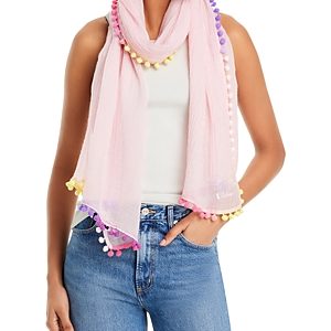 Echo Gumball Pompom Wrap Scarf- 4813286