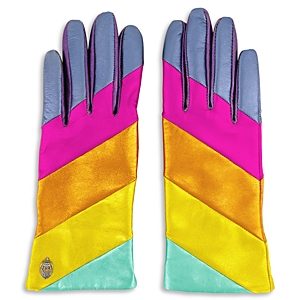 Kurt Geiger London Rainbow Leather Gloves- 4801869