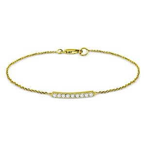 Aqua Stone Bar Bracelet in 18K Gold Over Sterling Silver - 100% Exclusive- 4934704