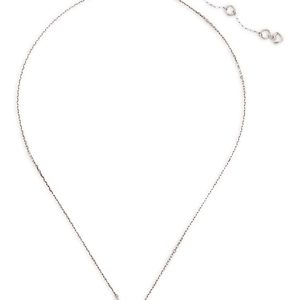 kate spade new york Showtime Cubic Zirconia Two Stone Pendant Necklace, 16-19- 4922913