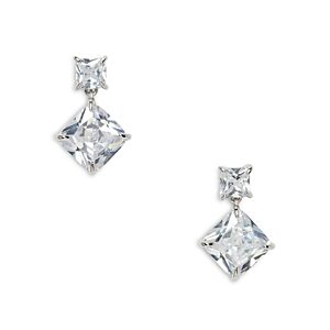 kate spade new york Showtime Cubic Zirconia Square Drop Earrings- 4922905