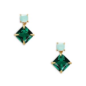 kate spade new york Showtime Cubic Zirconia Square Drop Earrings- 4922904