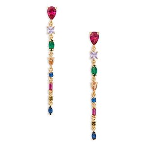 kate spade new york Showtime Multicolor Cubic Zirconia Drop Earrings- 4922900