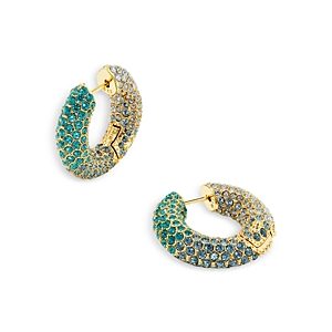 Kendra Scott Mikki Pave Hoop Earrings- 4923845
