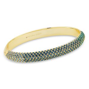 Kendra Scott Mikki Ombre Pave Bangle Bracelet in 14K Gold Plated- 4926046