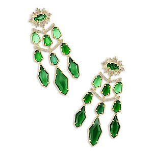 Kendra Scott Alexandria Tiered Statement Earrings in 14K Gold Plated- 4926050