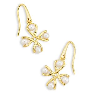 Kendra Scott Everleigh Cultured Freshwater Pearl Drop Earrings in 14K Gold Plated- 4926055
