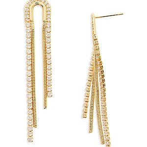 Aqua Arched Linear Earrings - 100% Exclusive- 4950779
