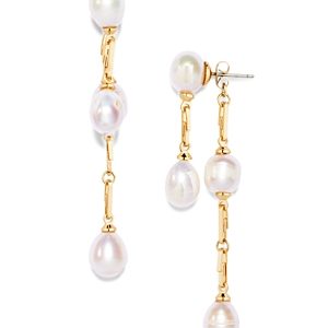Aqua Paperclip Imitation Pearl Earrings - 100% Exclusive- 4950777