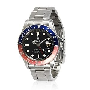 Pre-Owned Rolex Stainless Steel Gmt-Master 1675, 40mm- 4935176
