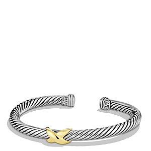 David Yurman X Bracelet with 14K Gold- 923782