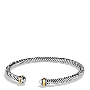 David Yurman Cable Classics Bracelet with 18K Gold, 4mm- 927932