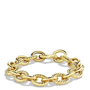 David Yurman Oval Large Link Bracelet in Gold- 4363361