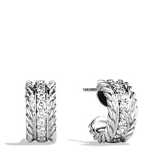 David Yurman Cable Classics Earrings with Diamonds- 924341