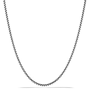 David Yurman Small Box Chain Necklace with an Accent of 14K Gold 2.7mm, 20- 940430