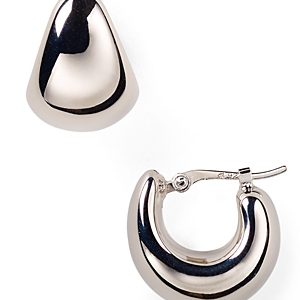 Sterling Silver Huggie Hoop Earrings - 100% Exclusive- 1055828