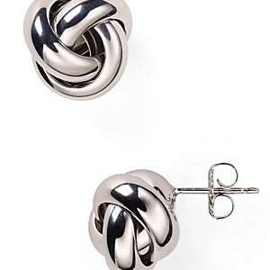 Sterling Silver Love Knot Stud Earrings - 100% Exclusive- 1055812