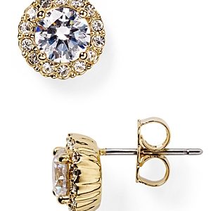 Nadri Sterling Pave Stud Earrings- 1223831