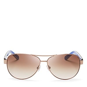 kate spade new york Dalia Aviator Sunglasses, 58mm- 1375288