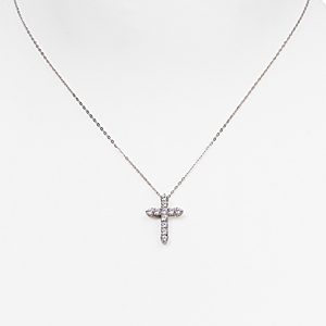 Nadri Cross Pendant Necklace, 16- 1383285