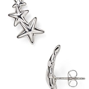 Sterling Silver Star Ear Climbers - 100% Exclusive- 1440650