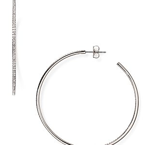 Nadri Pave Hoop Earrings- 1457291