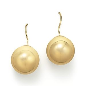 14K Yellow Gold Ball Earrings - 100% Exclusive- 1613387