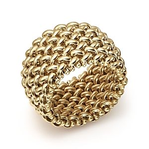 Bloomingdale's Made in Italy Woven Ring in 14K Yellow Gold - 100% Exclusive- 1681493