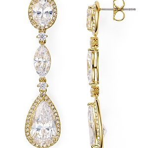 Nadri Oval Drop Earrings- 1416327