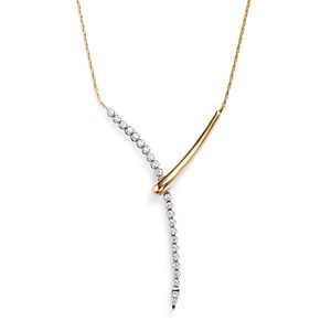 Diamond Y Necklace in 14K Yellow and White Gold, .50 ct. t.w. - 100% Exclusive- 1755115