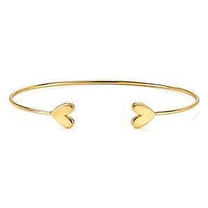 Argento Vivo Heart Cuff Bracelet- 1850884