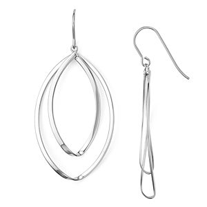 Sterling Silver Twist Drop Earrings - 100% Exclusive- 1887783
